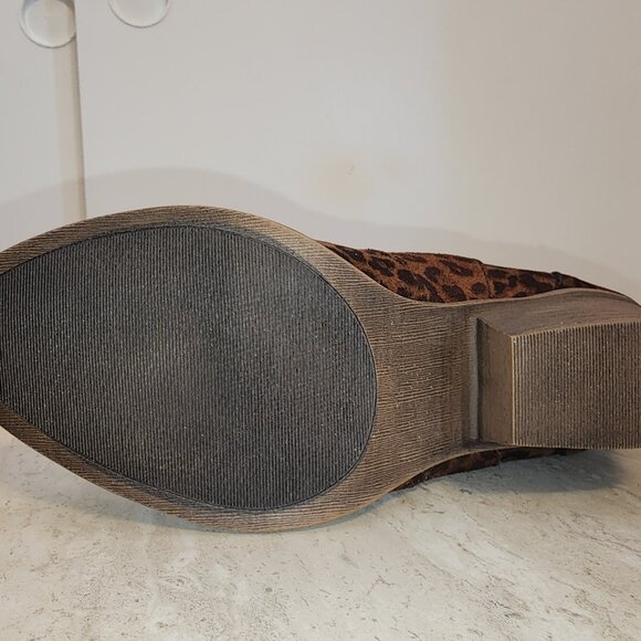 Sugar Womens Tammy Tall Cowboy Boot Brown Leopard from Macy’s - c024 - Picture 5 of 7